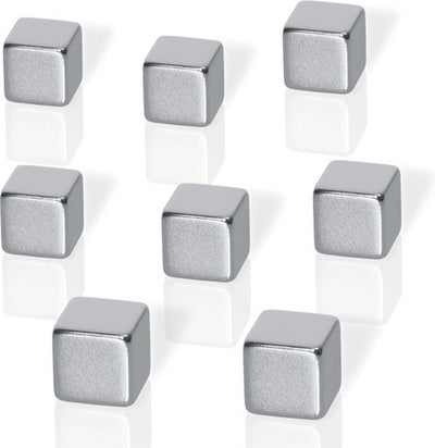 Magneti Sigel - be!board - 8 pezzi - quadrati - si-83101