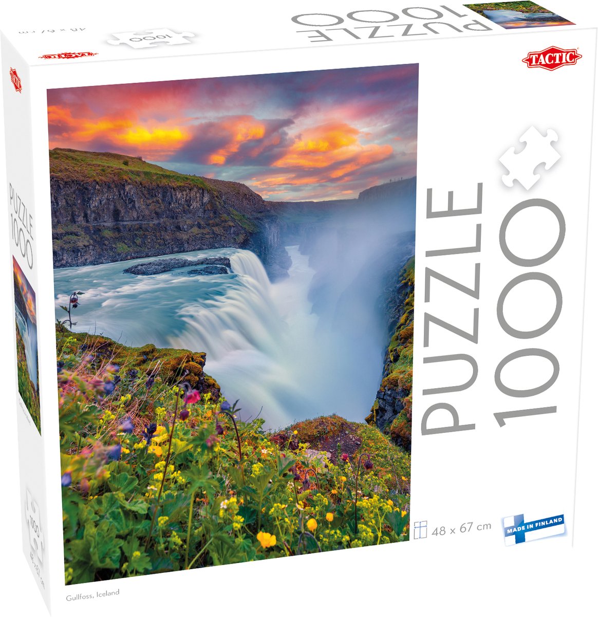 Puzzle táctico 1000 gullfoss, islandia - puzzle 1000 gullfoss, islandia