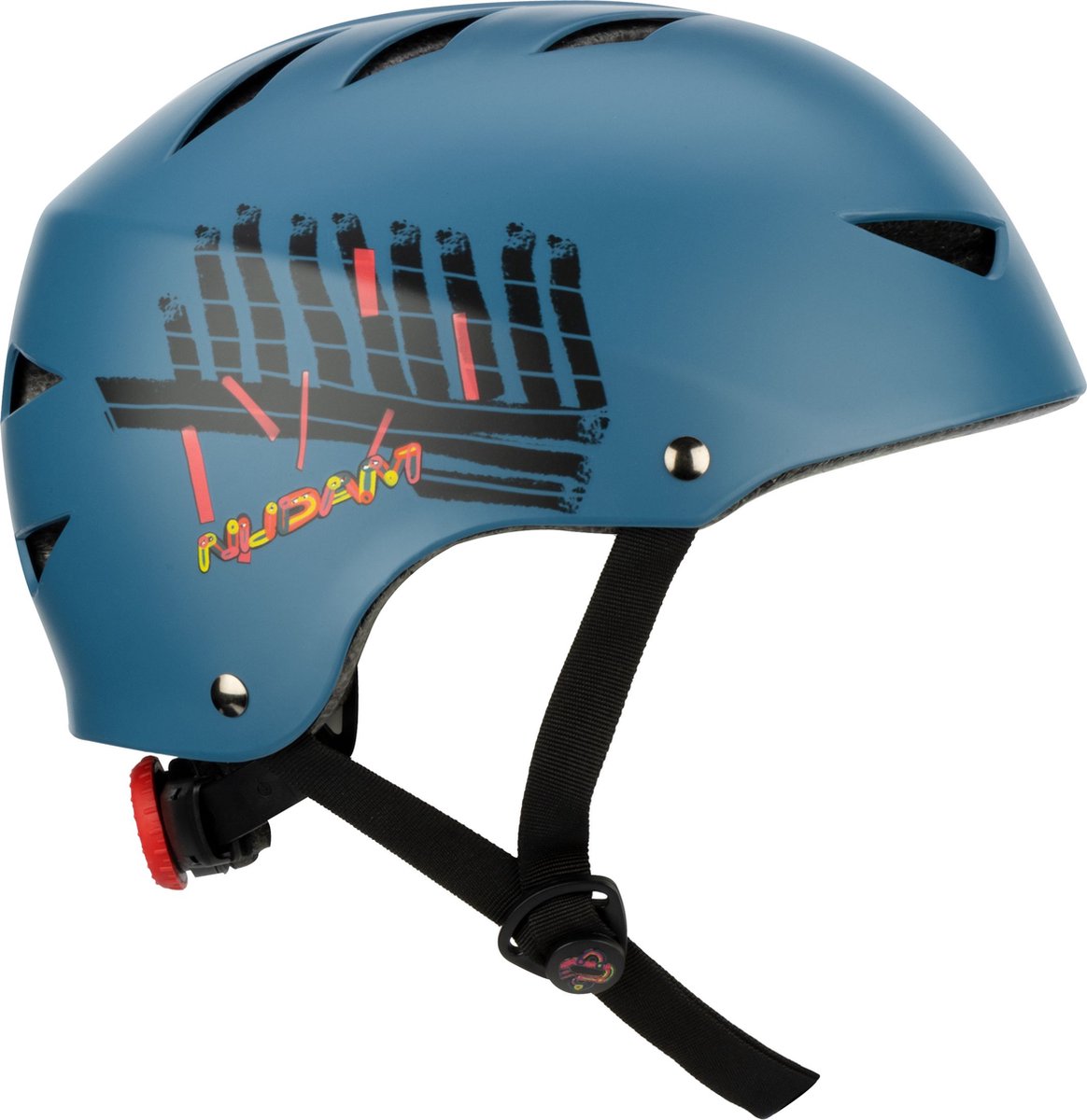 Casco da skate Nijdam - sentinella sul marciapiede - blu nero - l
