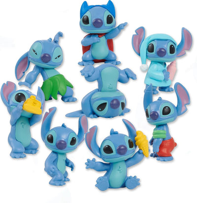 Disney Stitch Set de 8 figuras de juego