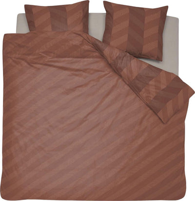 Damai - atomy - duvet cover - organic satin - 240x200 220 cm - red + 2 pillowcases 60x70