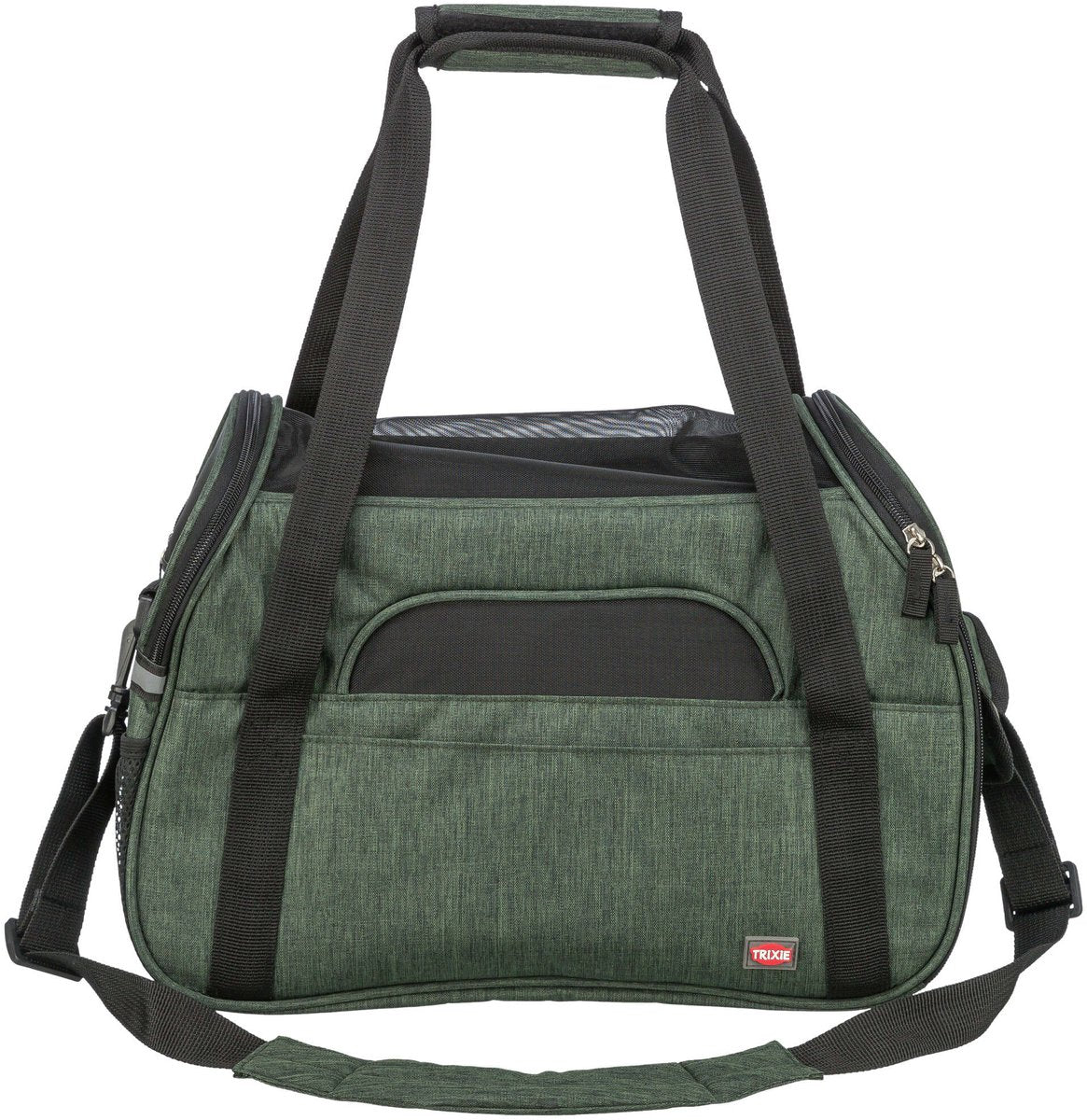 Trixie madison - borsa per cani - per cani fino a 5 kg - verde oliva - 42x19x28 cm