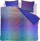 Damai dekbedovertrek rainbow - satijn - 240x200 220 cm - violet + 2 kussenslopen 60x70