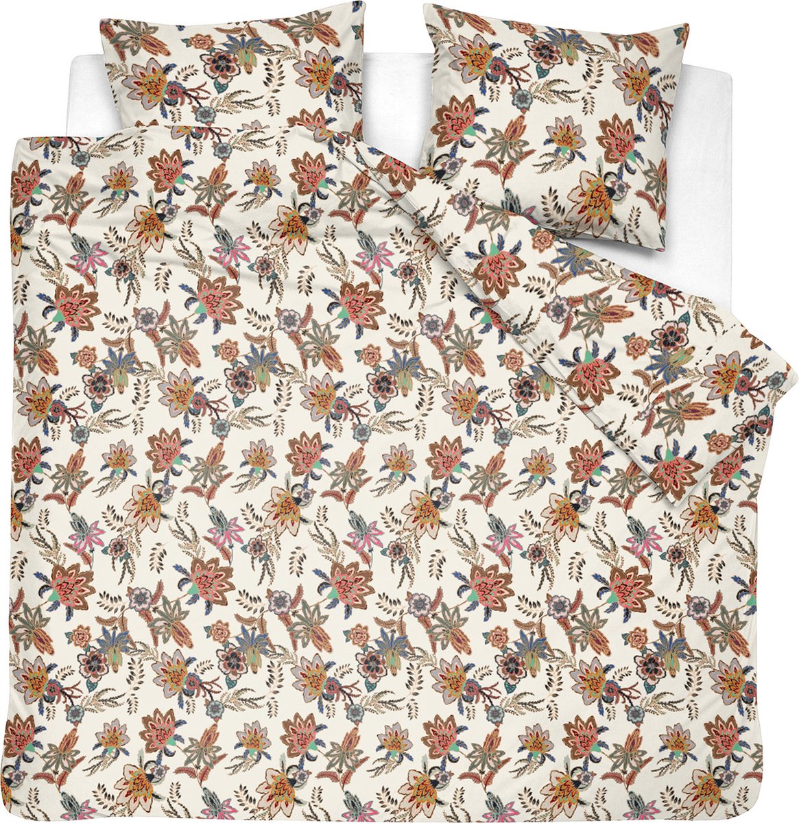 Cenicienta - nómada - funda nórdica - algodón - 240x200 220 cm + 2 fundas de almohada 60x70 - multicolor