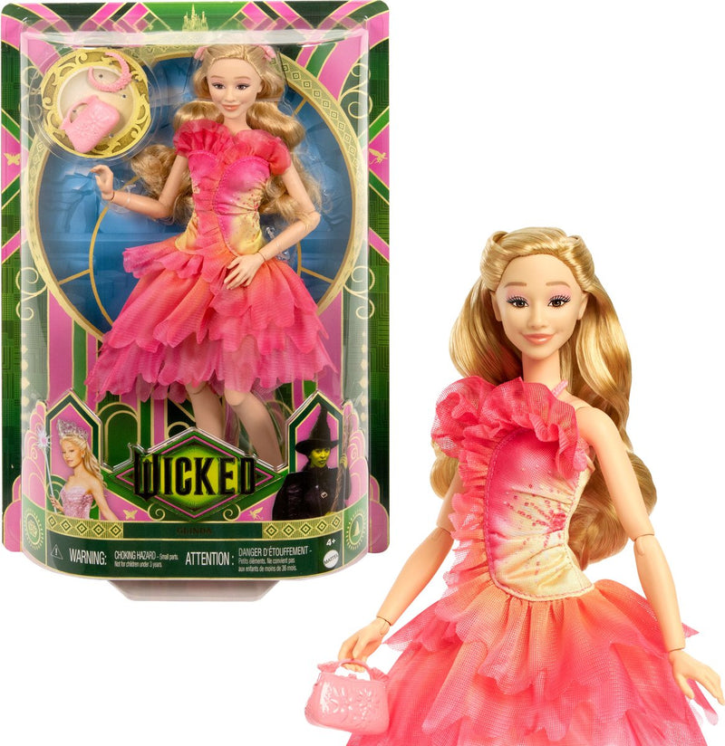 Glinda malvada - con vestido corto rosa - muñeca de moda