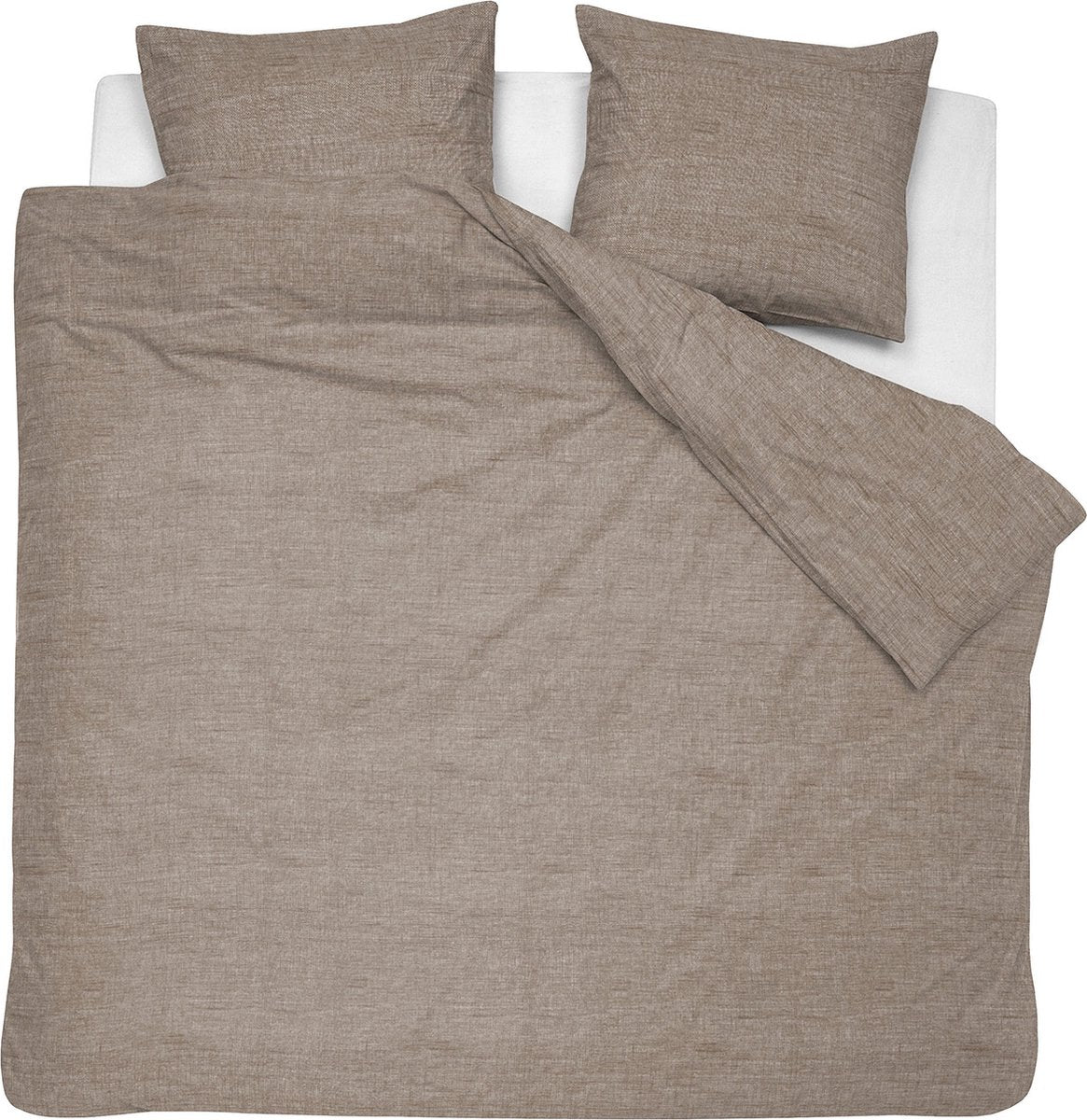 Copripiumino Cenerentola - 2 persone - cotone - letti gemelli - 240 x 200 220 cm - sabbia + 2 federe 60x70