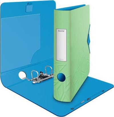 Carpeta Leitz 180° active urban chic pp para 350 hojas - carpeta para documentos A4 - ancho de lomo 65 mm - verde