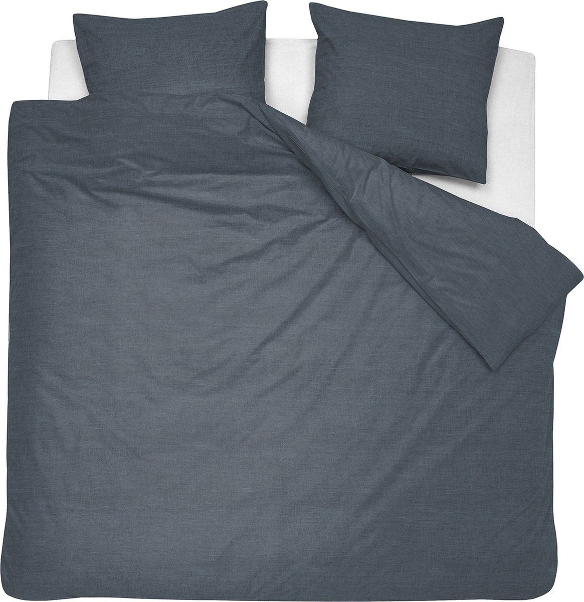 Set copripiumino 2 persone Cenerentola lyn 200x200 cm cotone antracite + 2 federe 60x70