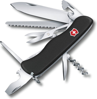 Coltellino svizzero Victorinox outrider nero - 14 funzioni - nero