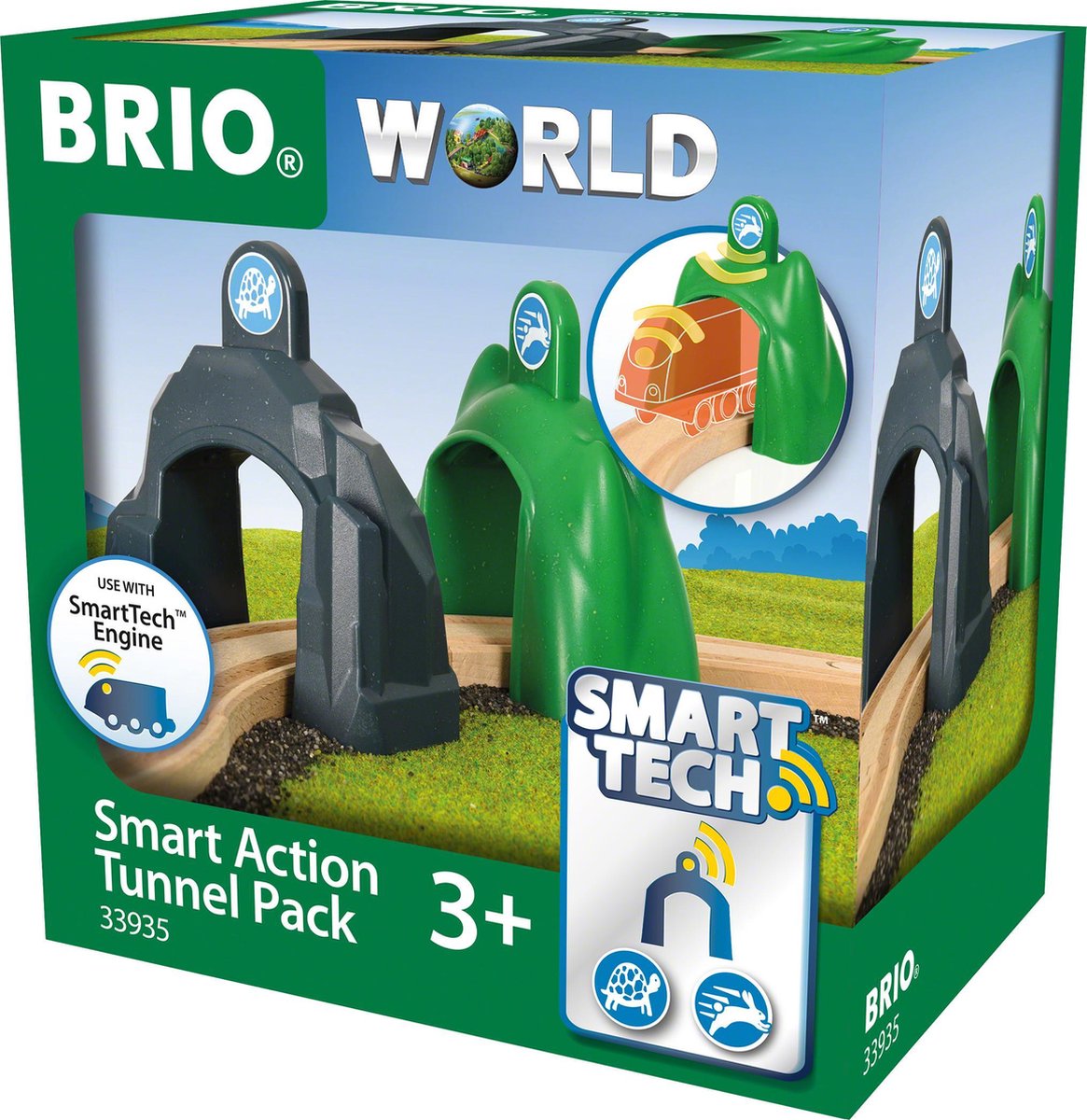 Conjunto de túnel de acción inteligente Brio -33935