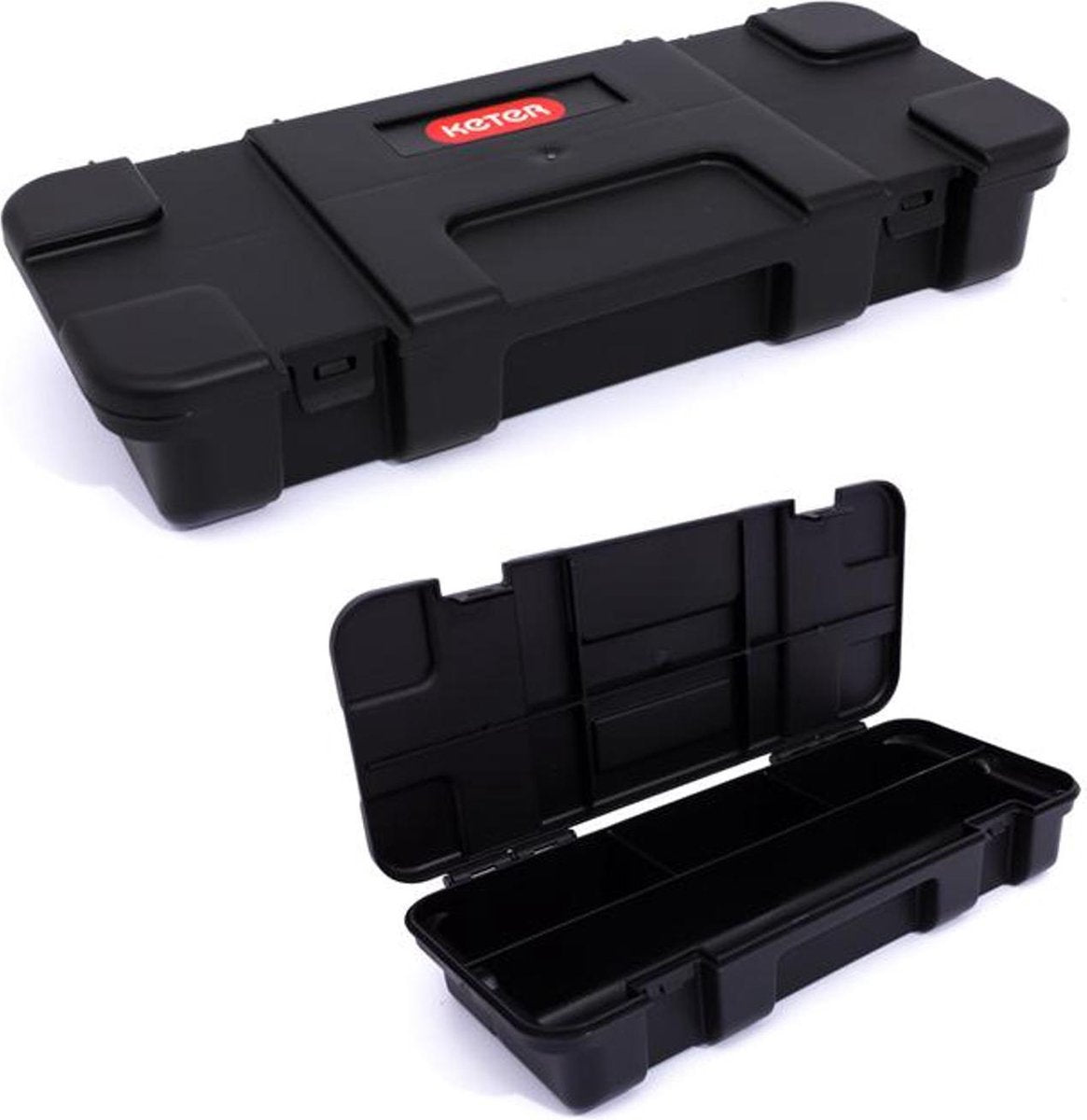 Keter technician case gereedschapskoffer – 48x38x17,5cm - zwart rood
