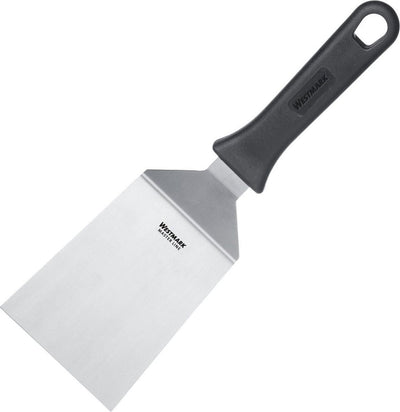 Westmark grill spatula, curved, stiff, closed, blade: 9 x 11.5 cm, length: 29 cm, stainless steel plastic, master line, black silver, 13442270