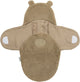 Meyco baby bear wrap blanket - teddy - warm brown