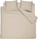 Set copripiumino 2 persone Cenerentola Brecht 200x200 cm cotone colore naturale + 2 federe 60x70