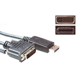 Cavo adattatore displayport maschio a dvi maschio act ak3995 nero