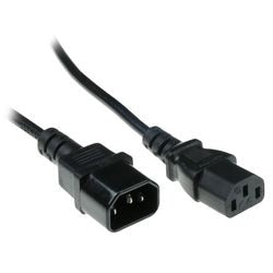 Cavo di alimentazione ACT AK5165 0,9 m C14-C13 nero
