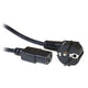 ACT 230V Connection Cable Schuko maschio (perpendicolare) C13 nero 1,5 m