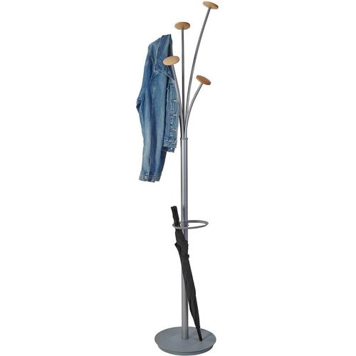 Appendiabiti Abi alba 187x38 cm grigio metallizzato