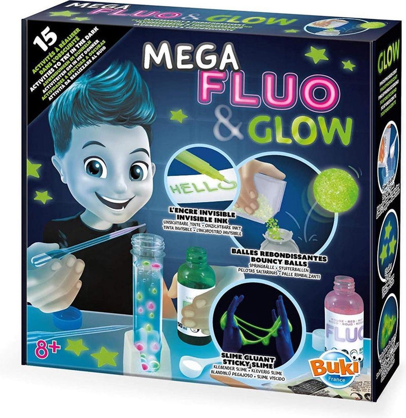 Buki france buki - mega flou y resplandor - caja de ciencia - experimentos