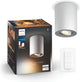 Philips hue pillar opbouwspot - warm- tot koelwit licht - 1-spot - wit - 1 dimmer switch - gu10