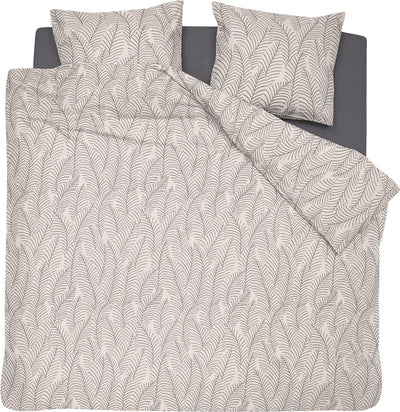 Damai bellezza - duvet cover - satin - 240x200 220 cm - cream + 2 pillowcases 60x70
