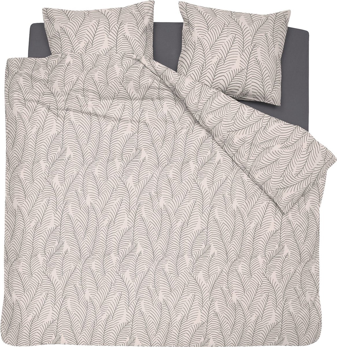 Damai bellezza - copripiumino - satin - 200x200 220 cm - panna + 2 federe 60x70
