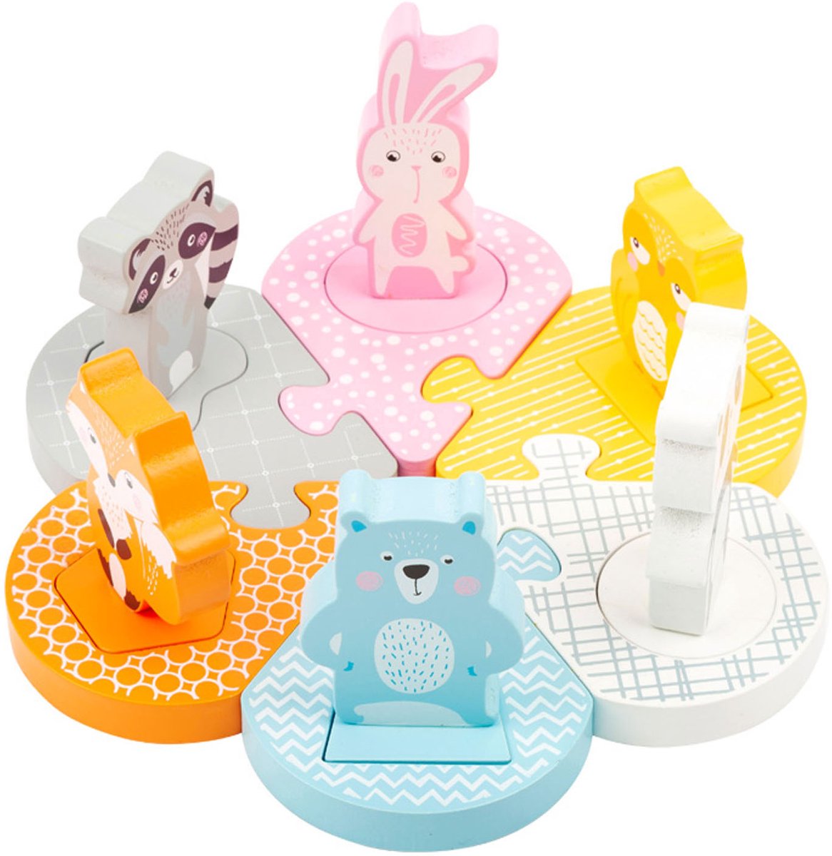 Small Foot Wooden Form Puzzle Animals