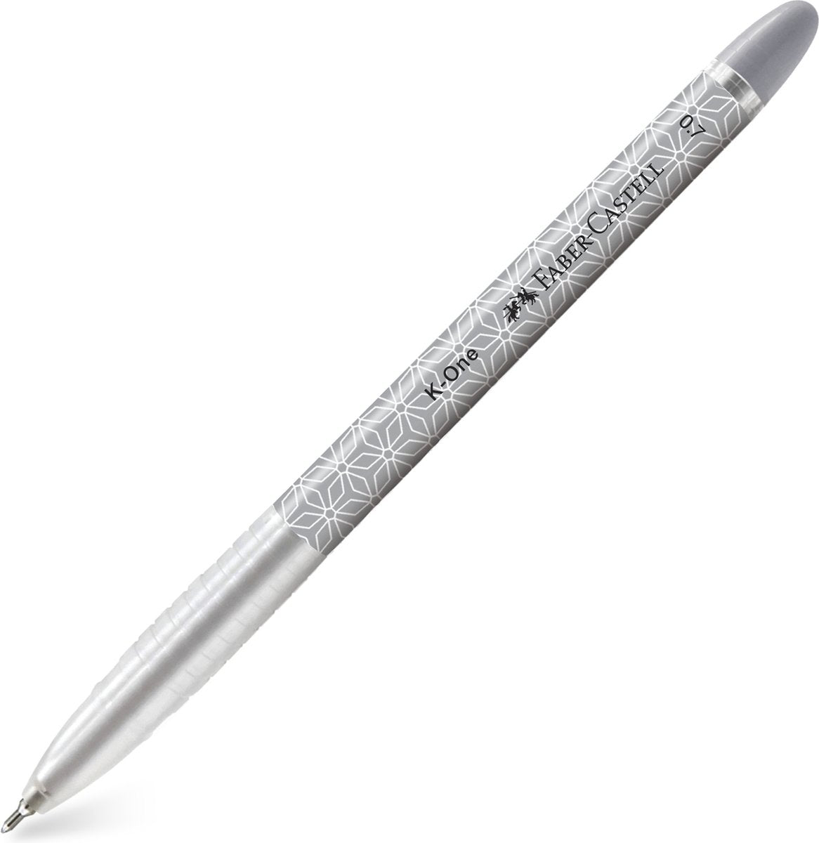Penna a sfera Faber-castell - k-one - 0,7 mm - nera - scatola da 10 pezzi - fc-643099