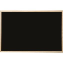Pizarra bi oficina pino 450x600mm negro