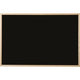Pizarra bi oficina pino 450x600mm negro