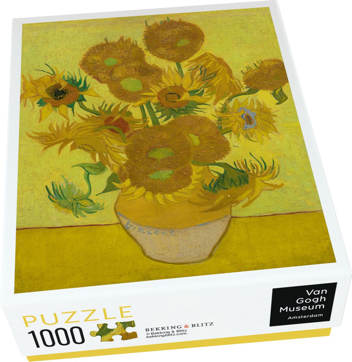 Bekking blitz - puzzle - 1.000 pezzi - arte - fiori - girasoli - vincent van gogh - museo van gogh amsterdam
