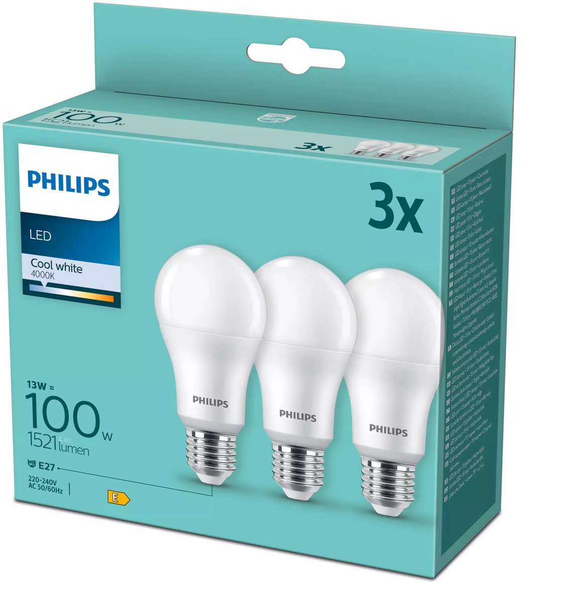 Philips led philips 8718699694906 led-lamp 13 w e27 e