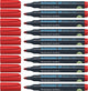 Schneider schrijfwaren schneider permanent marker - maxx 130 - ronde punt - schrijfkleur rood - doos 10 stuks