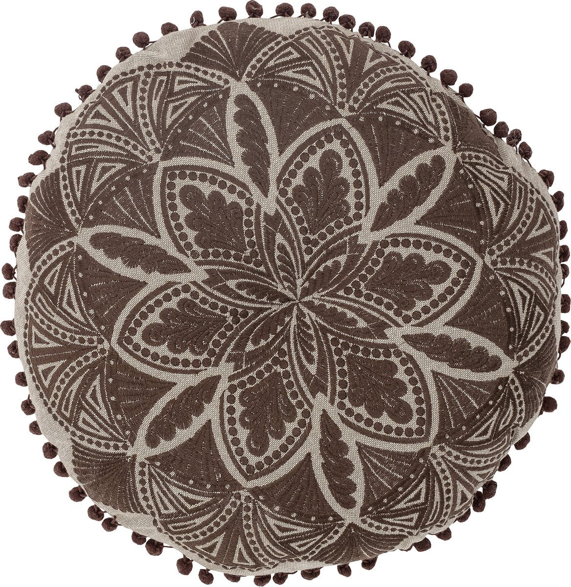 Cuscino Cizzy collezione creativa, marrone, cotone