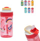 Borraccia Kambukka Lagoon per bambini 400ml uccellini innamorati - con cannuccia integrata - borraccia per bambini - bicchiere per la scuola