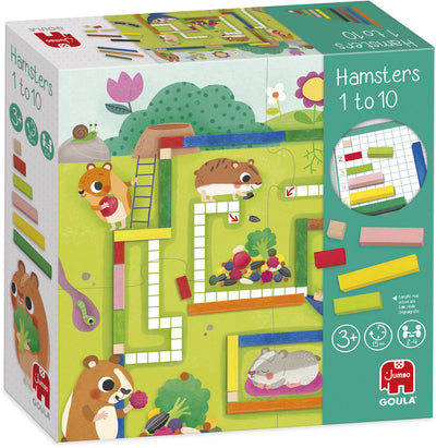 Goula Hamsters 1 to 10 educational calculation game