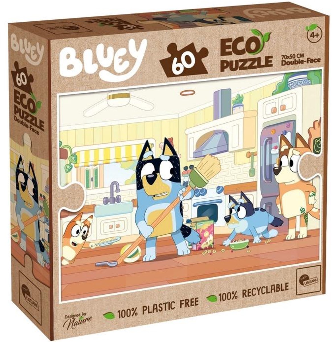 Lisciani bluey eco-puzzle df 60