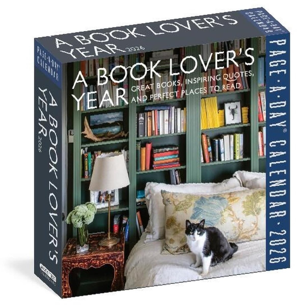 Calendario 2026 page-a-day(r) di un amante dei libri: grandi libri, citazioni stimolanti e luoghi perfetti per leggere