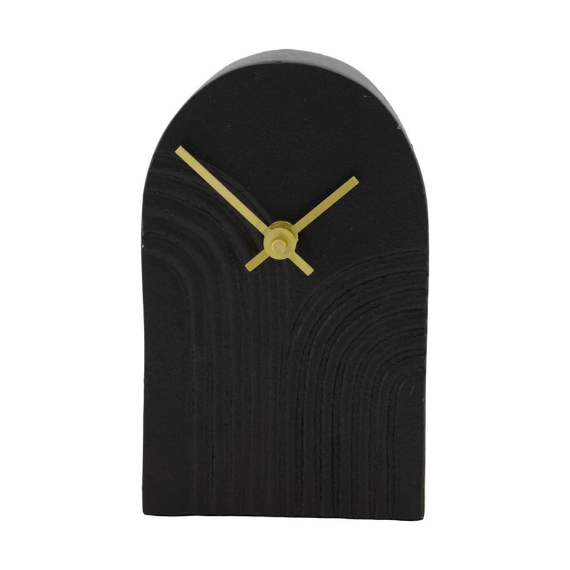 Orologio Dijk Natural Collection in alluminio nero 10x4x16,5 cm