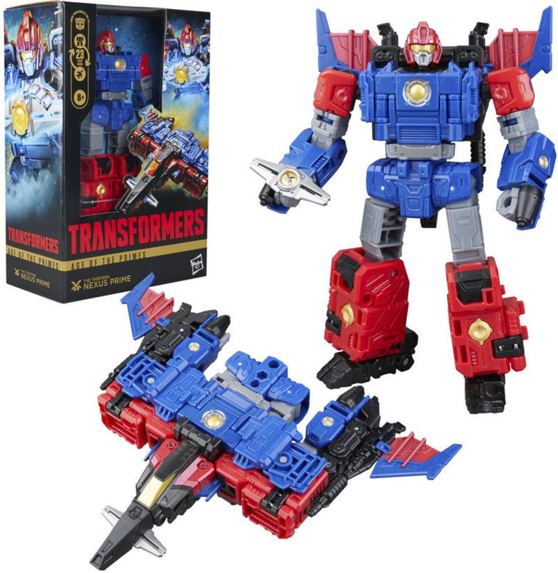 Transformers toys age of the primes the thirteen nexus prime 6 action figure, 8+