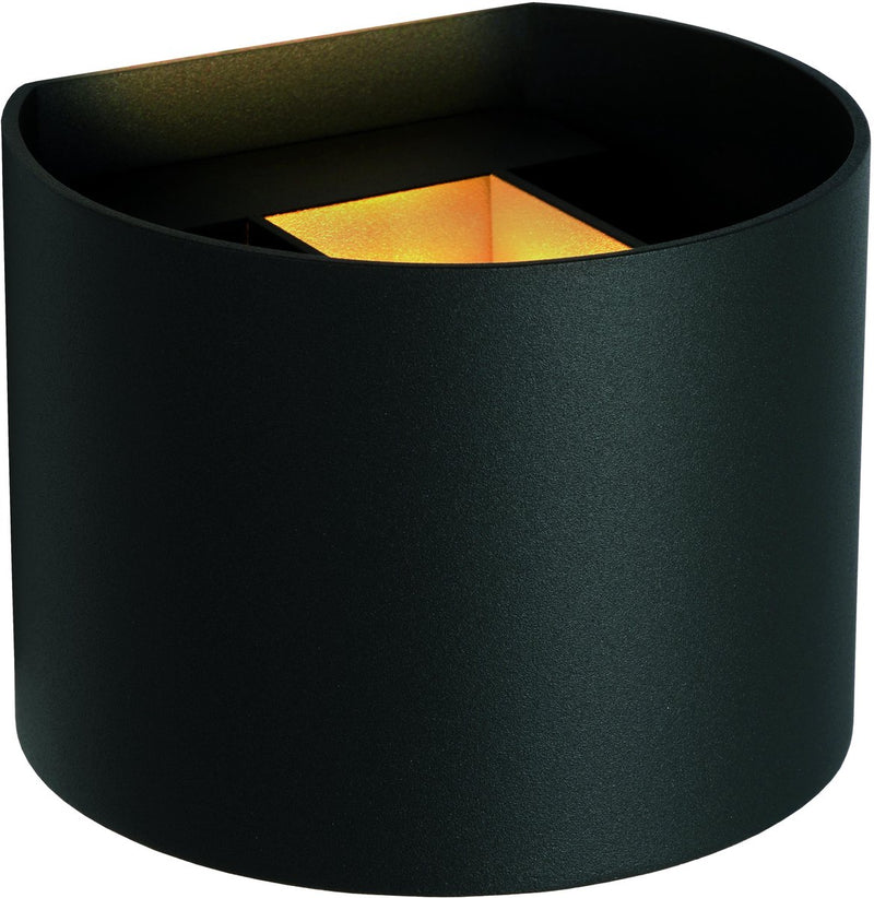 Lucide axi - foco de pared para baño - LED - 2x3,5W 2700K - IP54 - ángulo de haz ajustable - negro