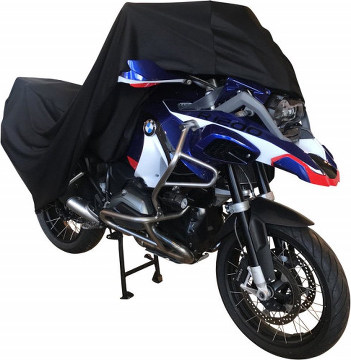DS covers flexx motorcycle cover inside - stretch dust cover - breathable - protects against dust scratches - black - size xxl -