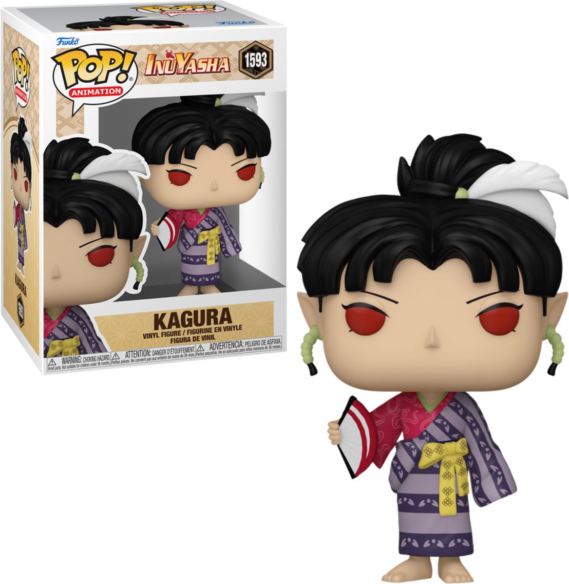 Funko inuyasha kagura figura de vinilo pop! multicolor - PVC - anime, fan merch, series de televisión