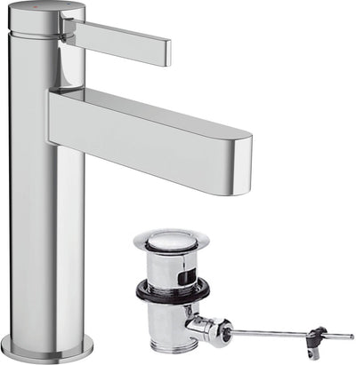 Hansgrohe finoris - miscelatore lavabo - funzionamento monocomando - con scarico - 110mm - cromo