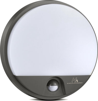 Maclean - lampada da parete - lampada da esterno - lampada LED con sensore di movimento a infrarossi mce291 gr 1100lm 15w ip54 - grigio
