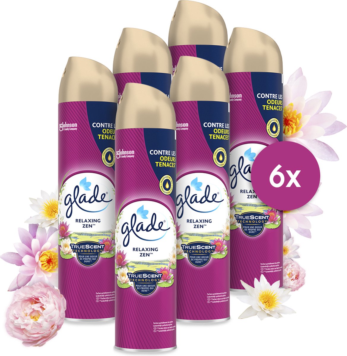 Glade aerosol relajante zen