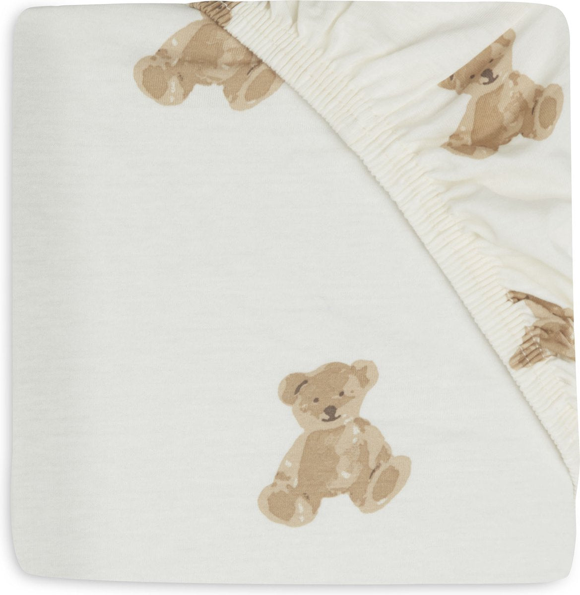 Jollein lenzuolo con angoli per culla - orsetto - jersey - 60x120 cm
