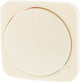Placa central Busch-Jaeger con pulsador para atenuar crema