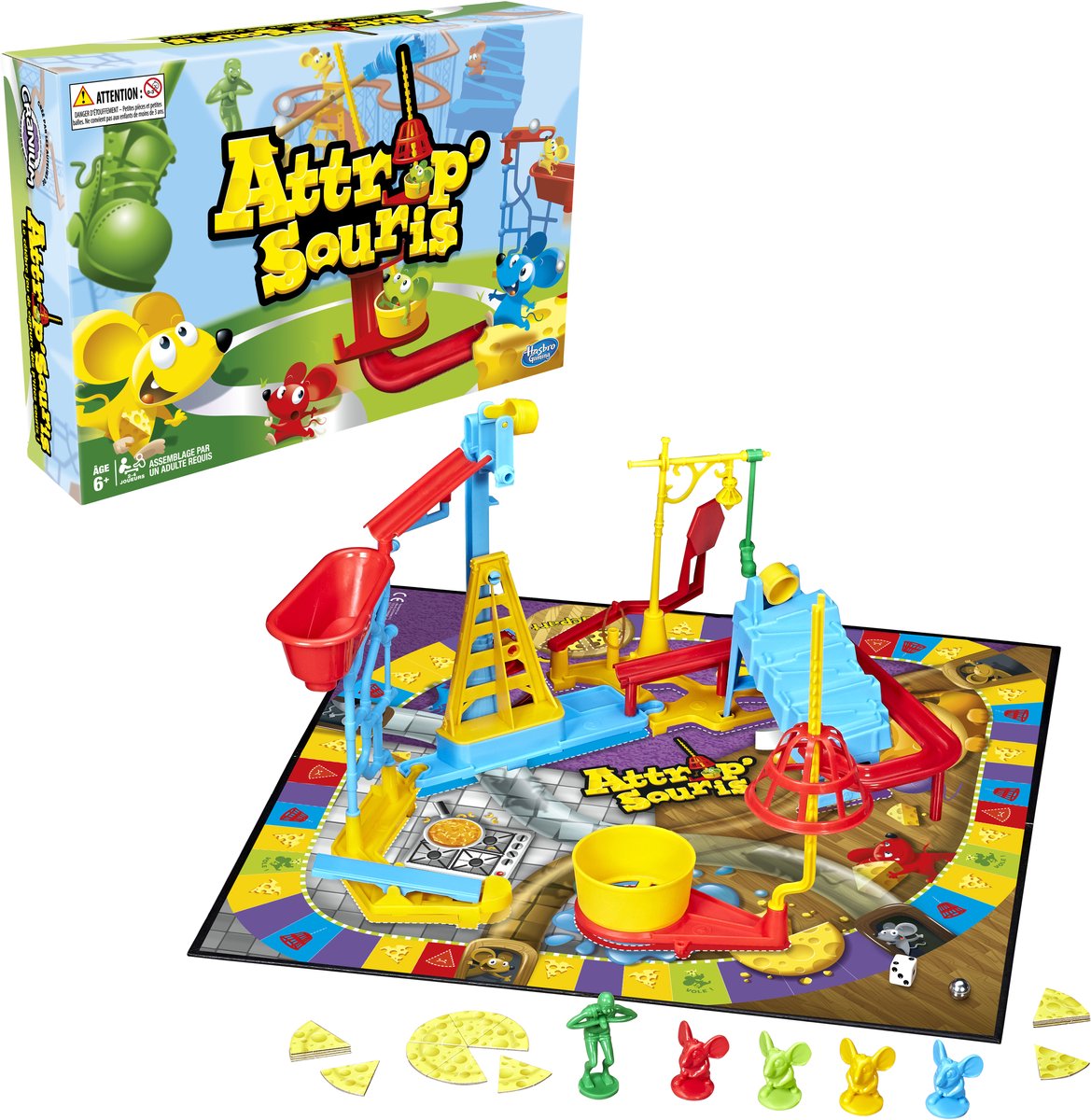 2601 juego de mesa hasbro attrap'souris (fr)