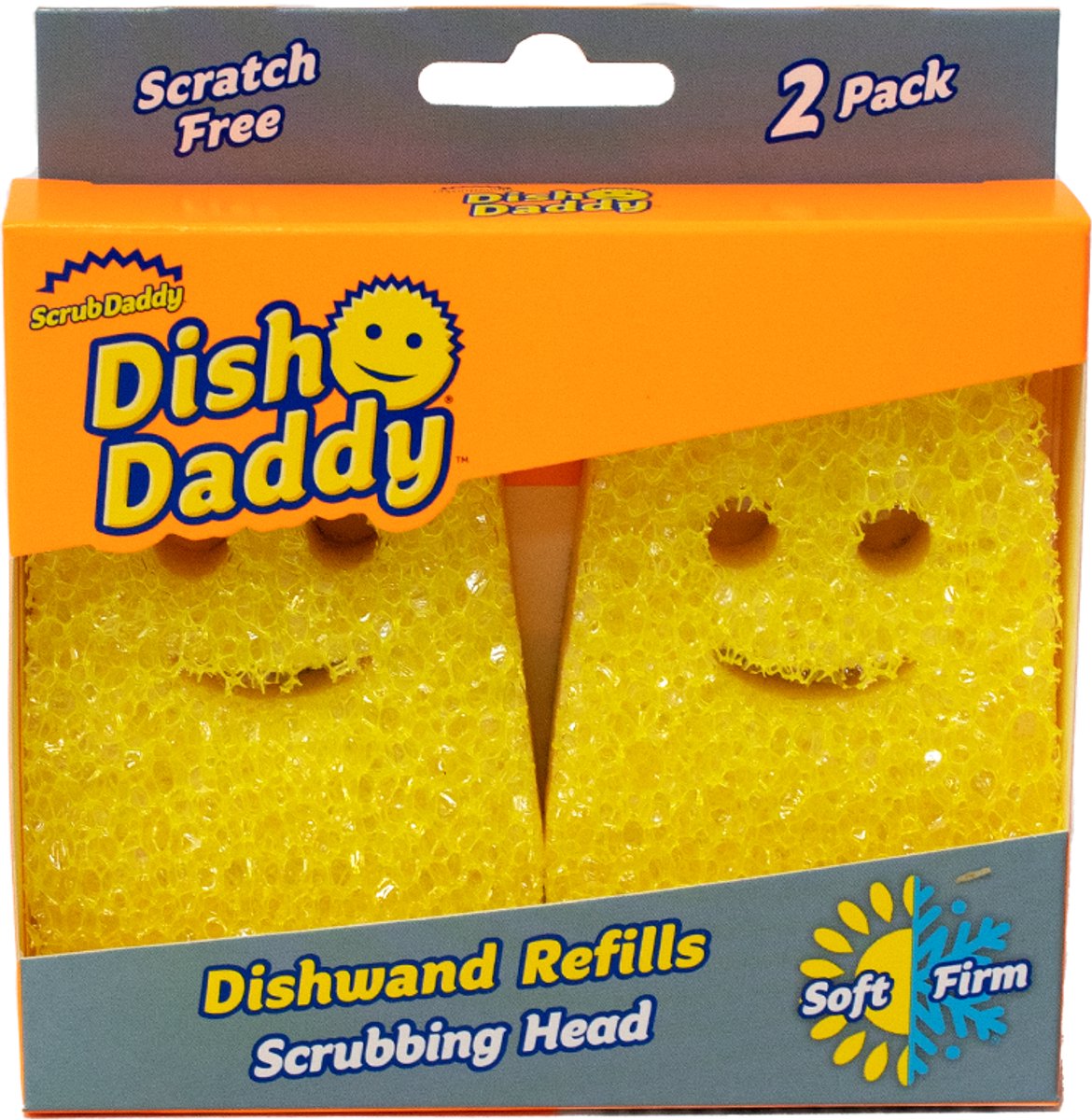Scrub daddy dish daddy washing up brush refill - 2 pieces